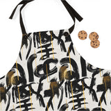 Abstract Twill Apron