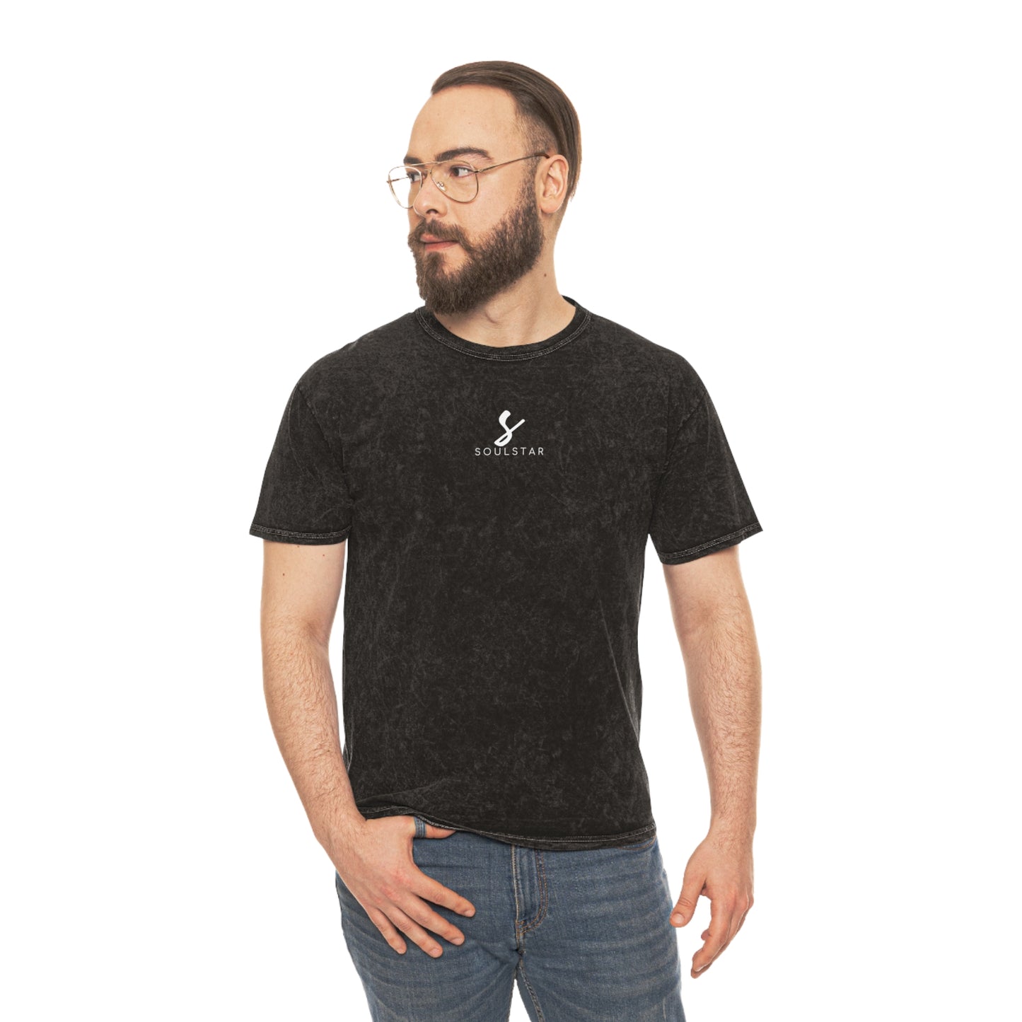Luxe Soulstar Unisex Mineral Wash T-Shirt