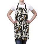Abstract Twill Apron