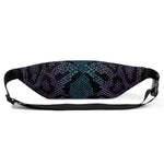 Luxe Soulstar Purple Python Print Fanny Pack