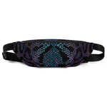 Luxe Soulstar Purple Python Print Fanny Pack