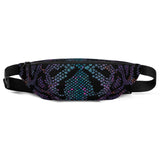 Luxe Soulstar Purple Python Print Fanny Pack