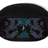 Luxe Soulstar Purple Python Print Fanny Pack