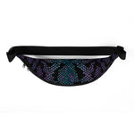 Luxe Soulstar Purple Python Print Fanny Pack