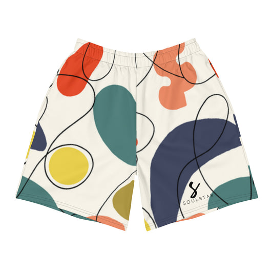 Luxe Soulstar Men's Scribble Athletic Shorts