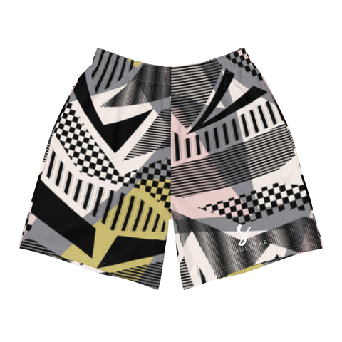 Luxe Soulstar Men's Geo Pattern Athletic Shorts