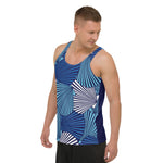 Luxe Soulstar Men's Sea Shells Colorblock Tank Top