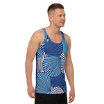 Luxe Soulstar Men's Sea Shells Colorblock Tank Top