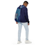 Luxe Soulstar Men’s Sea Shells Colorblock Windbreaker