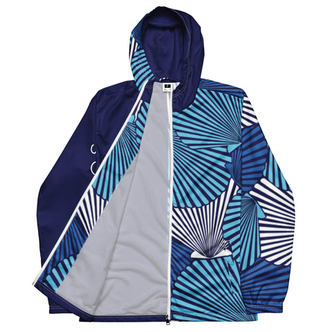 Luxe Soulstar Men’s Sea Shells Colorblock Windbreaker