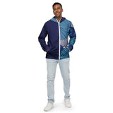 Luxe Soulstar Men’s Sea Shells Colorblock Windbreaker