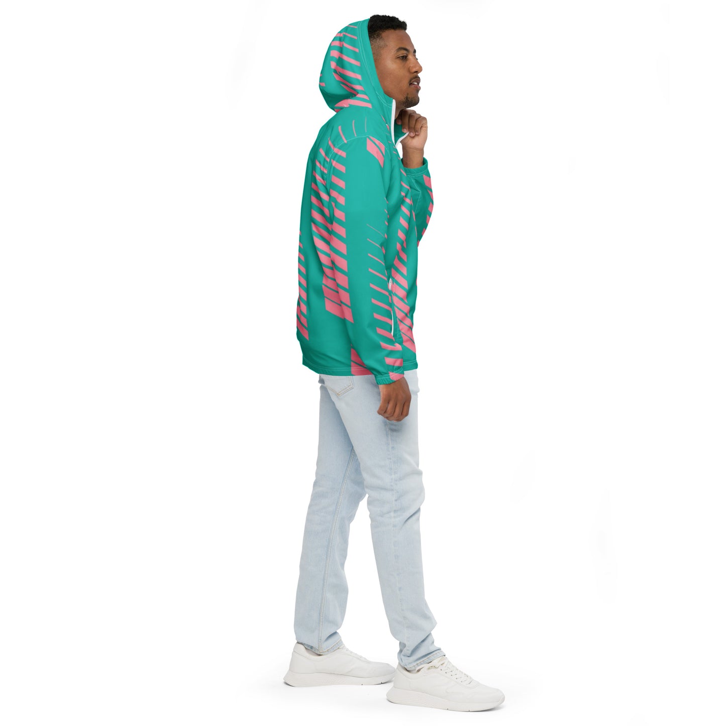 Luxe Soulstar Men’s Kiwi Strawberry Windbreaker