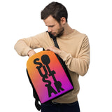 Luxe Soulstar Gradient to Black Minimalist Backpack