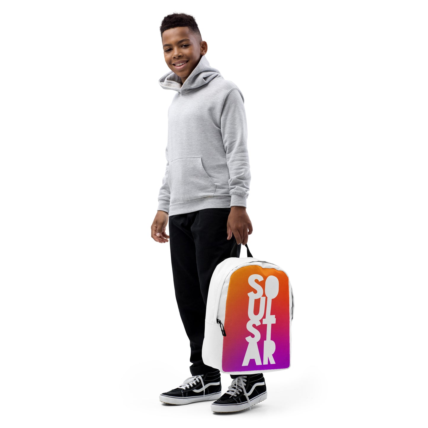 Luxe Soulstar Gradient to White Minimalist Backpack