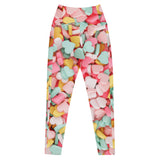 Luxe Soulstar Hearts Candy Leggings with Pockets