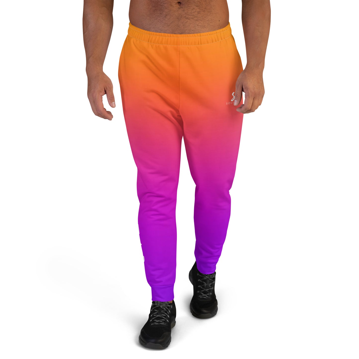 Luxe Soulstar Men's Gradient to White Joggers