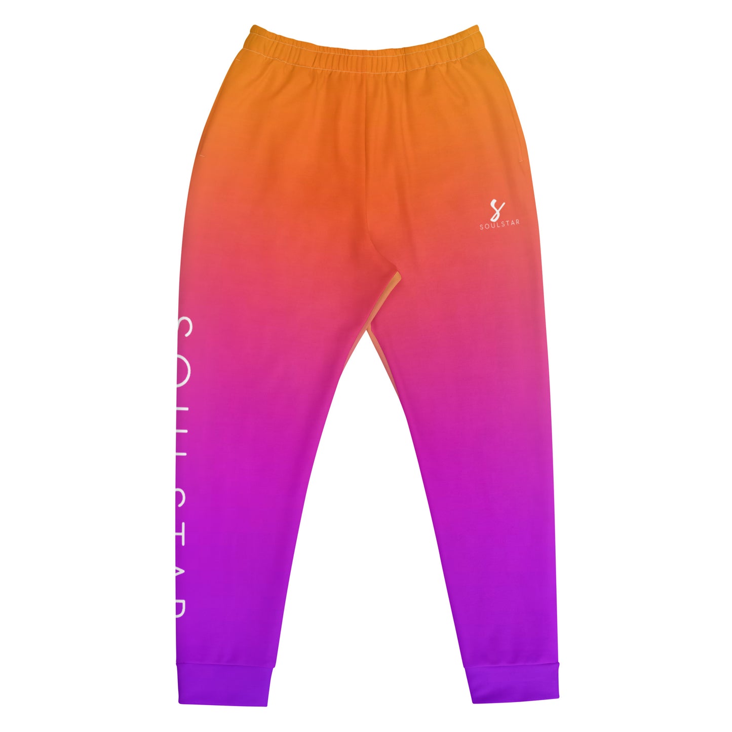 Luxe Soulstar Men's Gradient to White Joggers