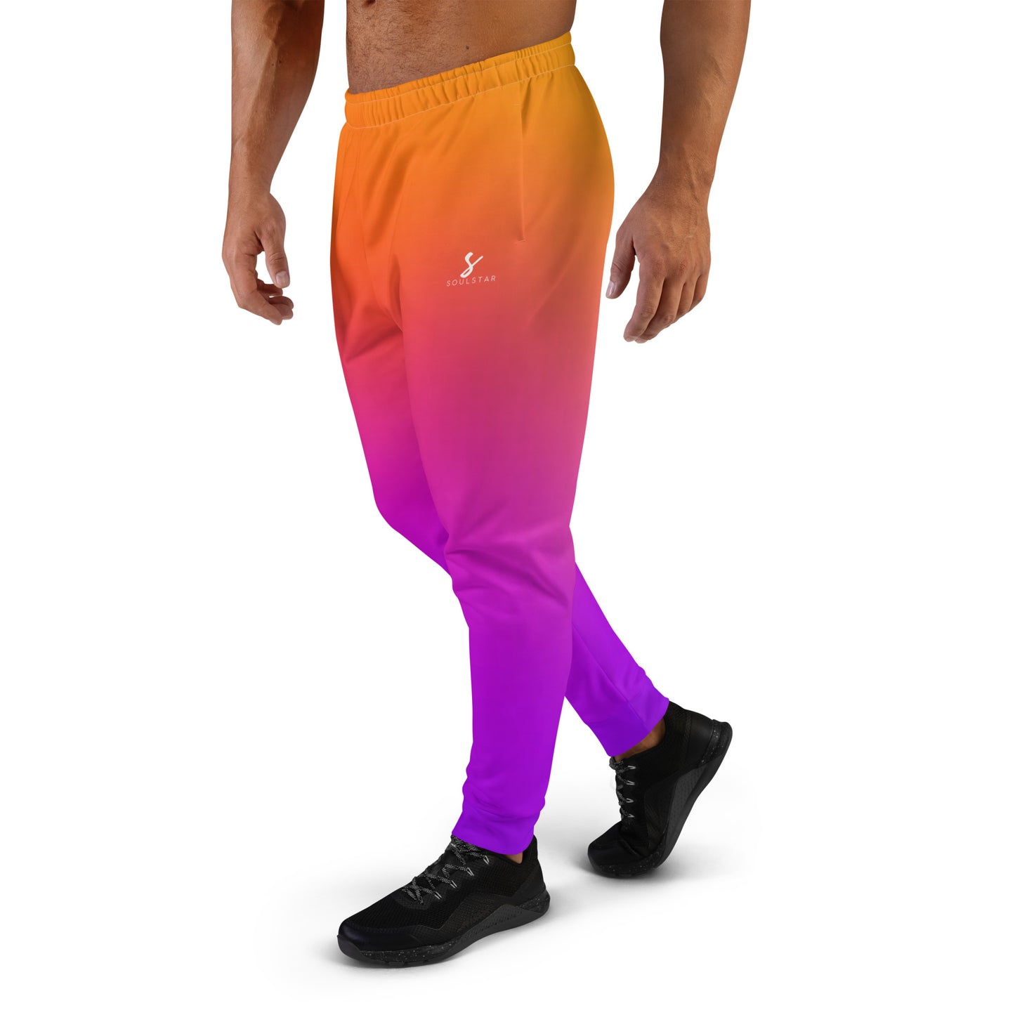 Luxe Soulstar Men's Gradient to White Joggers