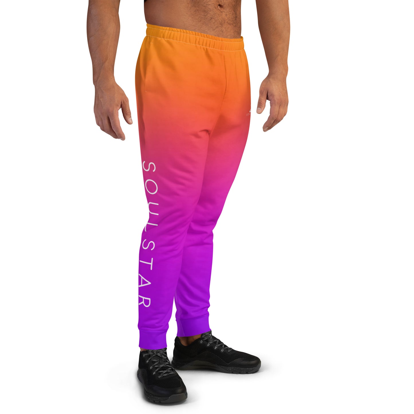 Luxe Soulstar Men's Gradient to White Joggers
