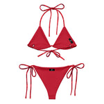 Luxe Soulstar Red Oriental String Bikini
