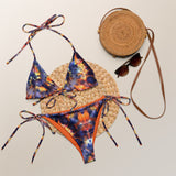 Luxe Soulstar Tie-Dye String Bikini