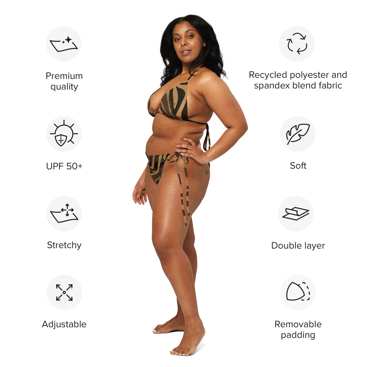 Luxe Soulstar Safari String Bikini