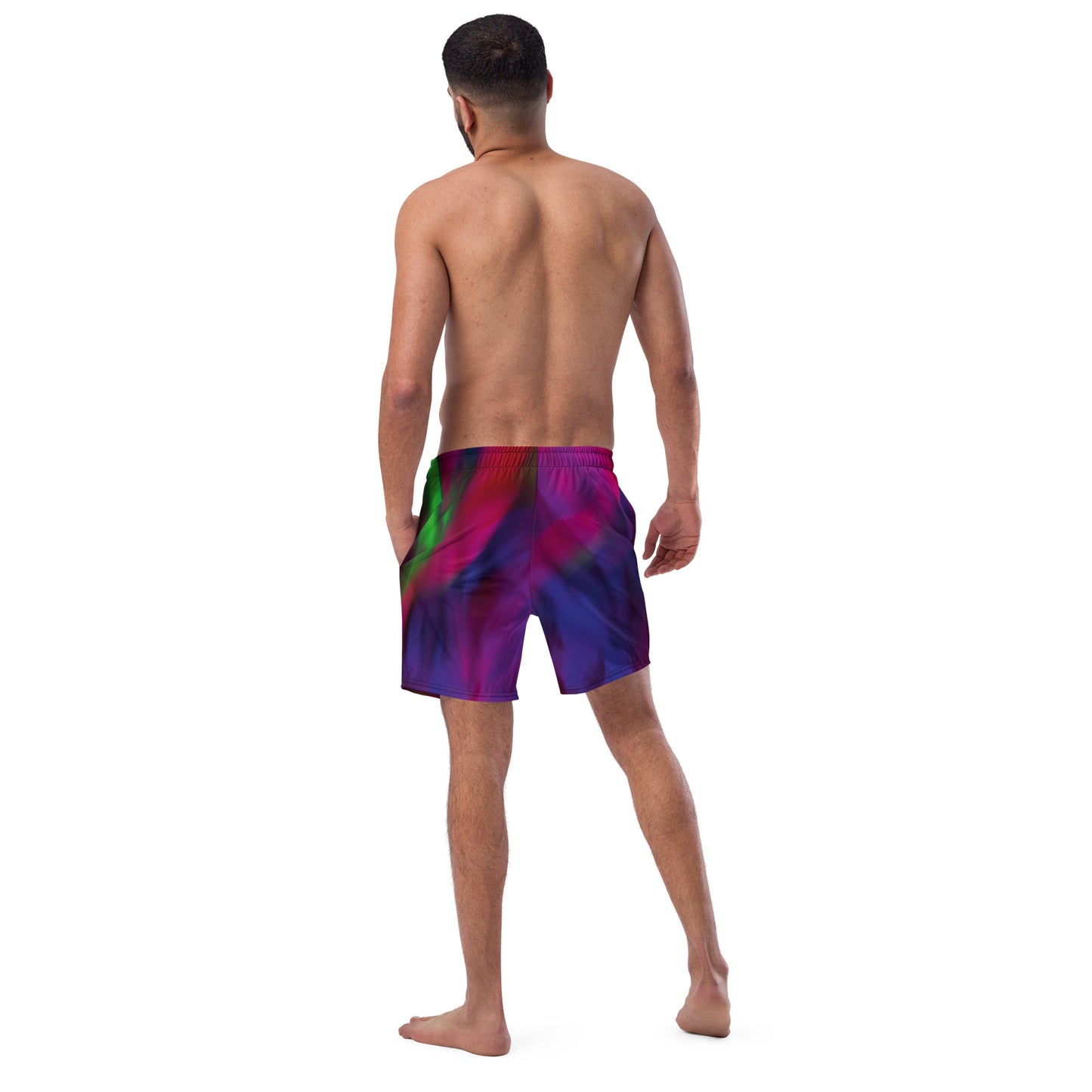 Luxe Soulstar Men's Watercolor Swim Trunks
