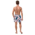 Luxe Soulstar Men's Blue Tiger Swim Trunks