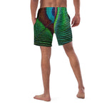 Luxe Soulstar Men's Peacock Swim Trunks