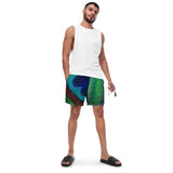 Luxe Soulstar Men's Peacock Swim Trunks