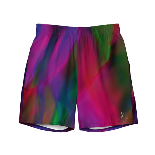 Luxe Soulstar Men's Watercolor Swim Trunks