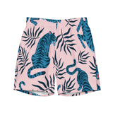 Luxe Soulstar Men's Blue Tiger Swim Trunks