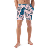 Luxe Soulstar Men's Blue Tiger Swim Trunks