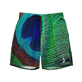 Luxe Soulstar Men's Peacock Swim Trunks