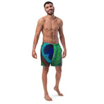 Luxe Soulstar Men's Peacock Swim Trunks