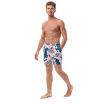 Luxe Soulstar Men's Blue Tiger Swim Trunks