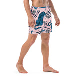 Luxe Soulstar Men's Blue Tiger Swim Trunks