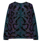 Luxe Soulstar Women's Purple Python Print Sweatshirt