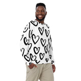 Luxe Soulstar Hearts All Over Unisex Sweatshirt