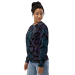 Luxe Soulstar Women's Purple Python Print Sweatshirt