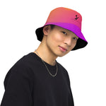 Luxe Soulstar Reversible Gradient to Black Bucket Hat