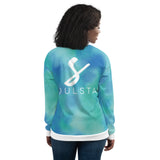 Luxe Soulstar Women's Aqua Bomber Jacket