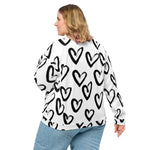 Luxe Soulstar Hearts All Over Unisex Bomber Jacket