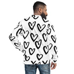 Luxe Soulstar Hearts All Over Unisex Bomber Jacket