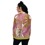 Luxe Soulstar Golden Leaves Bomber Jacket