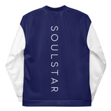 Luxe Soulstar Sea Shells Colorblock Bomber Jacket