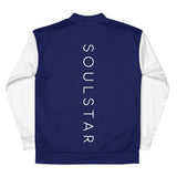 Luxe Soulstar Sea Shells Colorblock Bomber Jacket