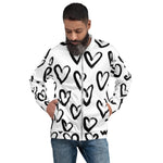 Luxe Soulstar Hearts All Over Unisex Bomber Jacket