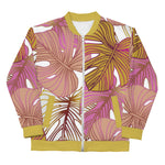 Luxe Soulstar Golden Leaves Bomber Jacket