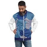 Luxe Soulstar Sea Shells Colorblock Bomber Jacket